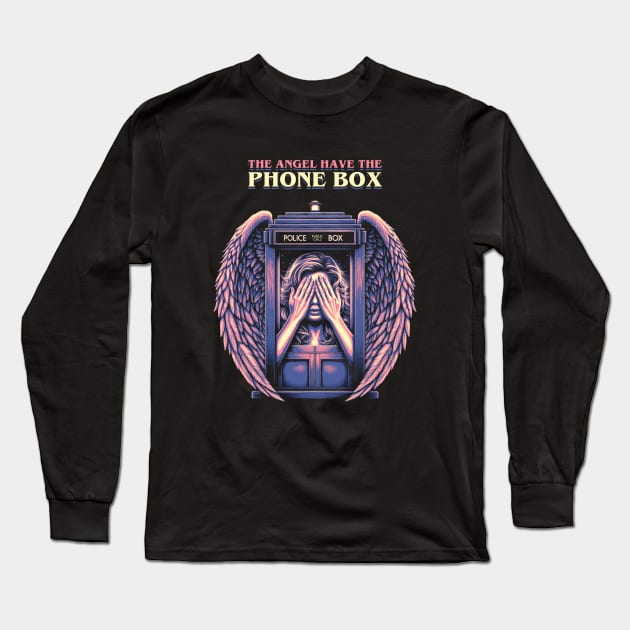 The Angel Have The Phone Box Long Sleeve T-Shirt by BolaMainan